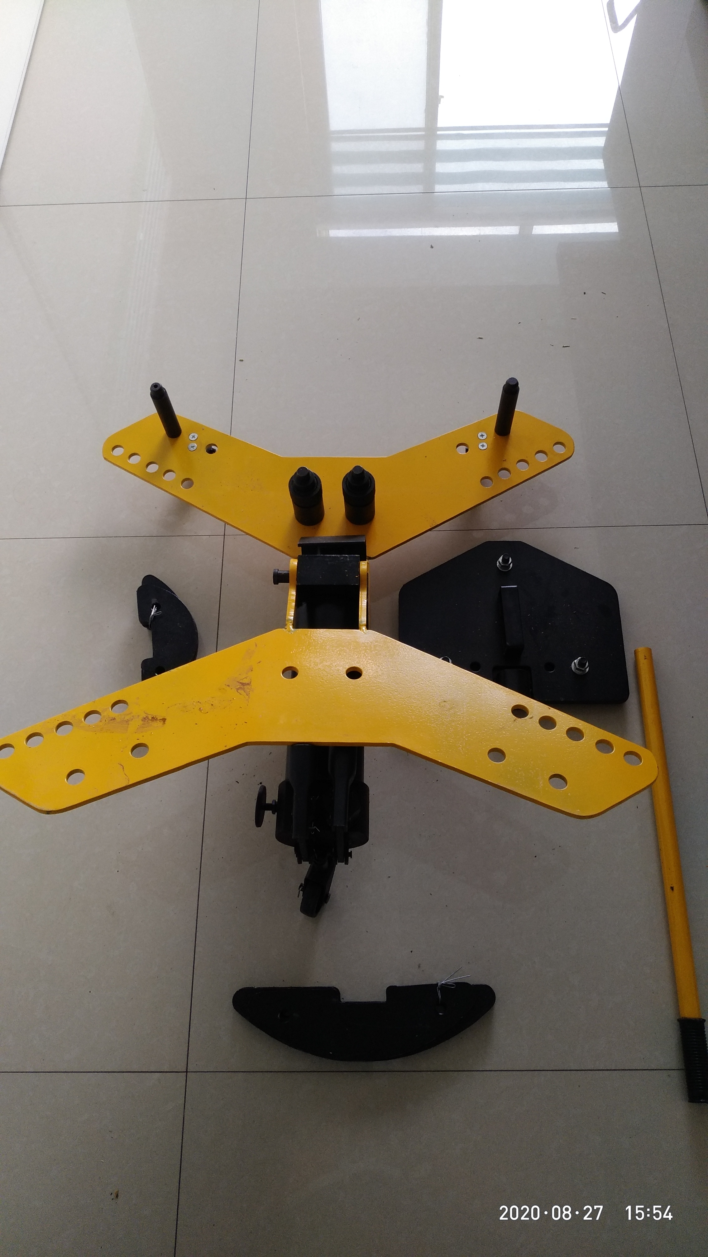 swp10a手动液压弯排机平弯立弯两用弯排机扁钢扁铁折弯机