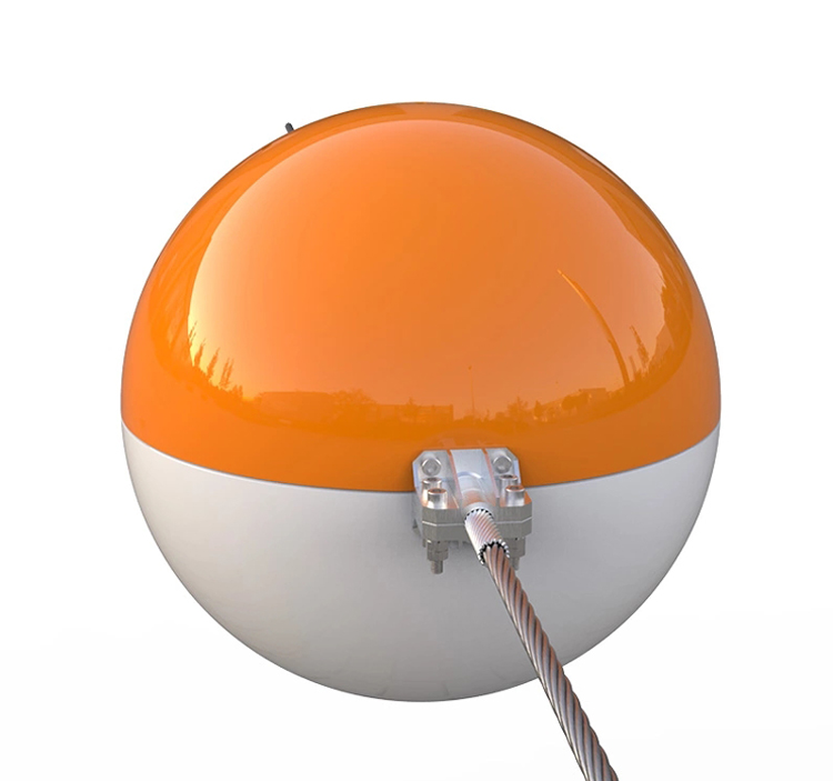 高压线玻璃钢航空警示球障碍球厂