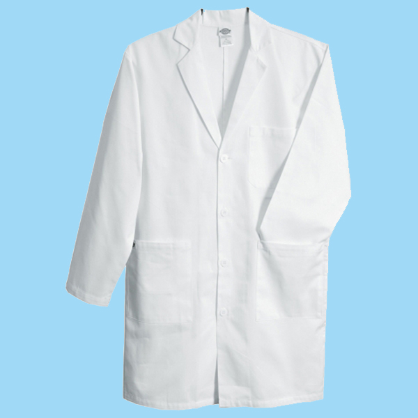 中山涤棉白大褂长袖食品厂工作制服医用白大褂防静电工衣实验室白大褂
