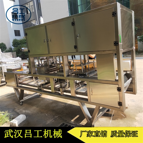 塑料盒封口机 一出四酸料盒装 内脂豆腐 自动落盒 活塞灌装无滴漏
