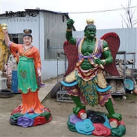 雷公照片高清图片 雷公电母龙王神像 风伯雨师神像 电母娘娘神像