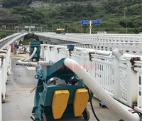 厂家生产钢桥面抛丸清理机-桥面防水粗化设备