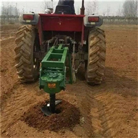 汽油小型打洞机 拖拉机带动多功能挖坑机 果园施肥小型挖坑机