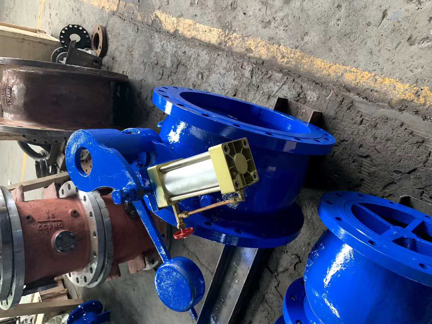 hh47x/dh47x/hdh47x蝶式缓冲止回阀 碳钢缓闭式止回阀