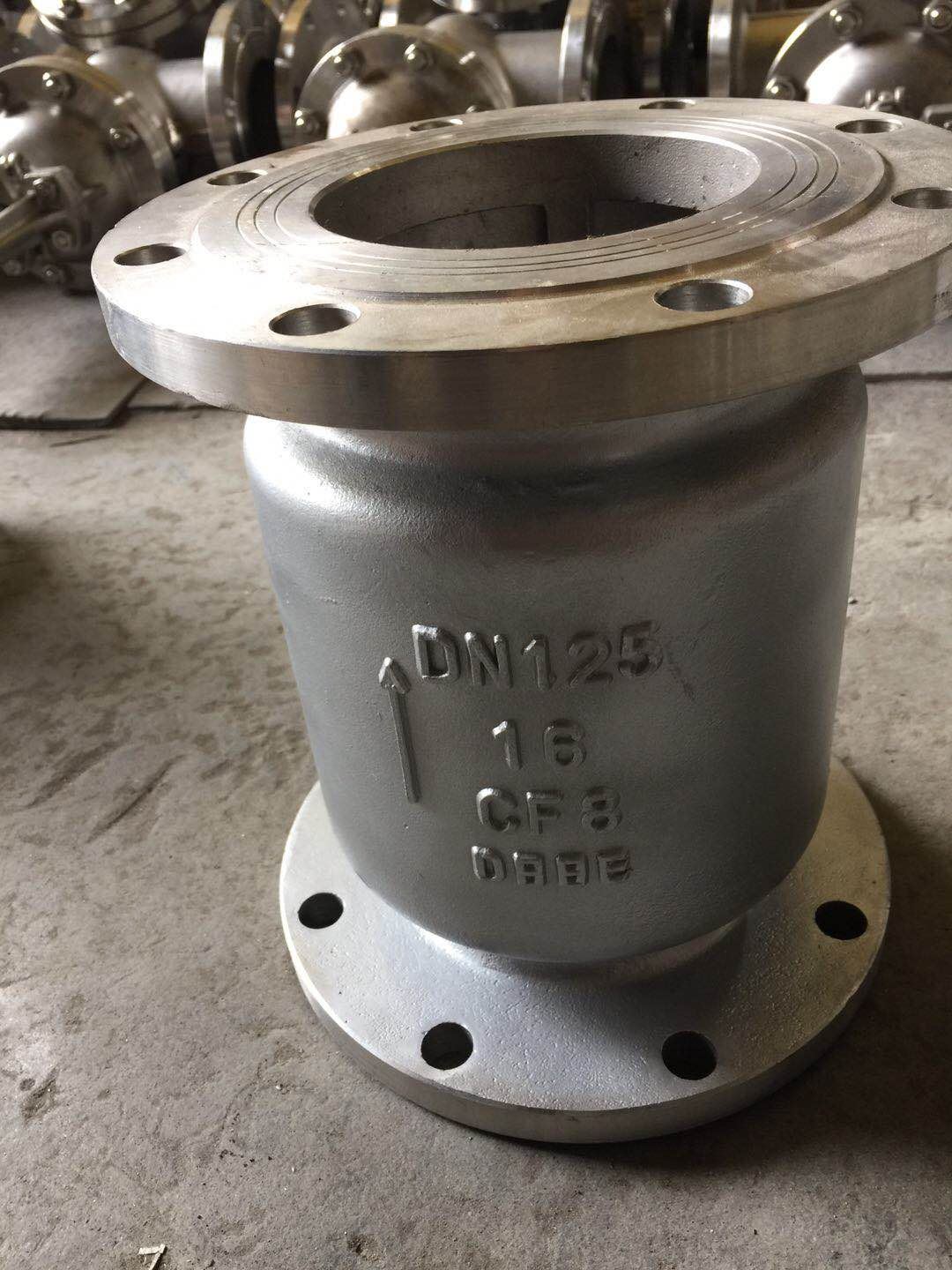 h42w16p不锈钢立式止回阀304316l法兰止回阀不锈钢单向逆止阀