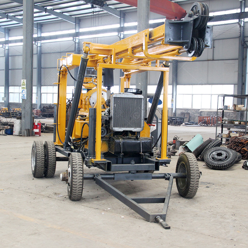 打岩石钻井机 家用吃水井深井打井设备 可以打600米