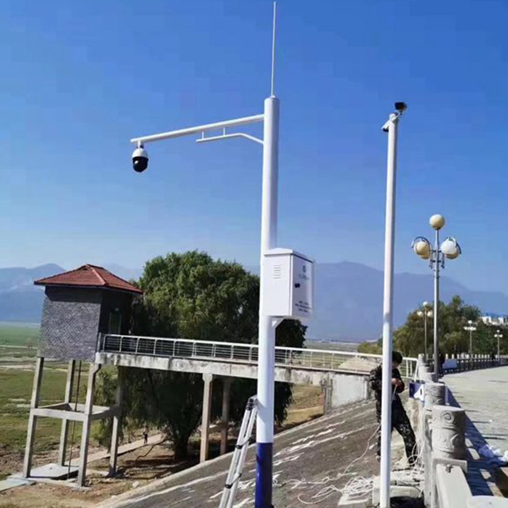 道路监控立杆厂家工厂监控杆定制日照工厂监控杆