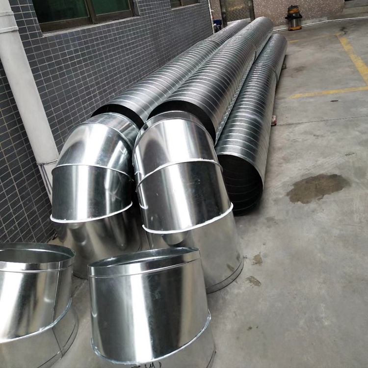 新诚供应车间排风管道镀锌板风管加工白铁皮通风管道