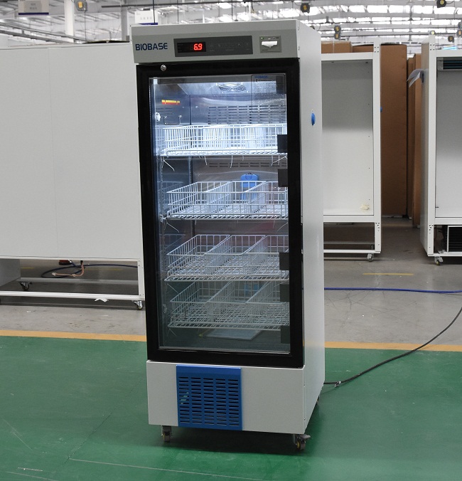 博科250l立式医用血液冷藏箱品牌血袋储存柜厂家直营
