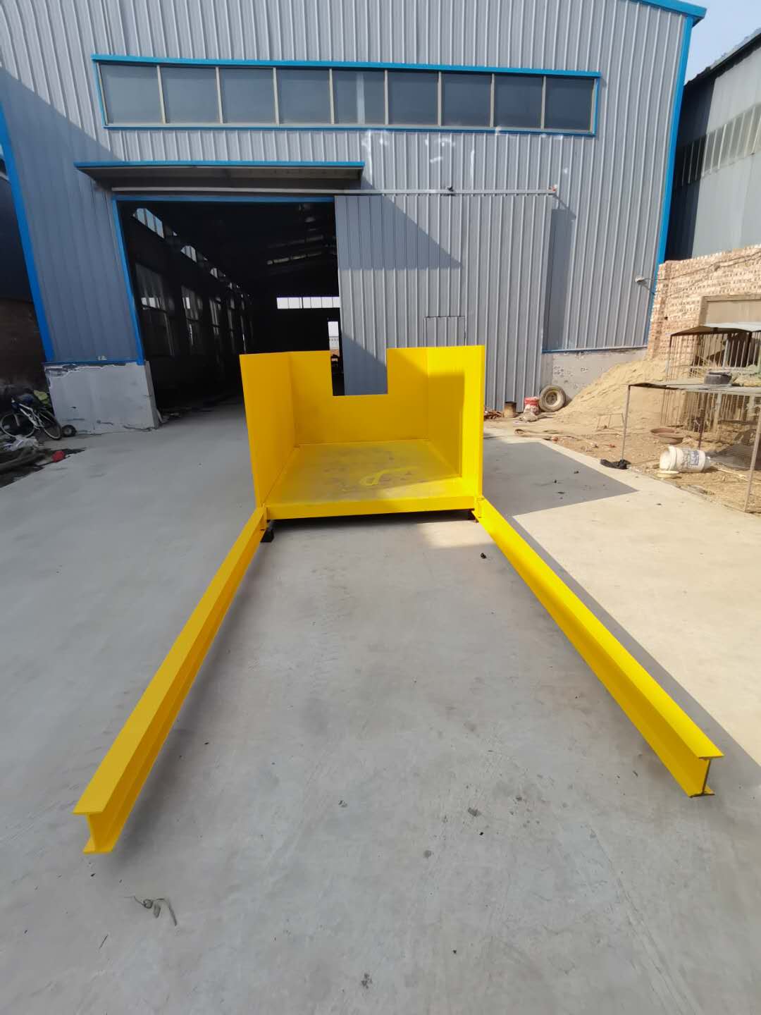 高层工地卸料平台工地卸料平台型钢悬挑卸料平台