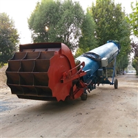 门架式堆取料机型号 六九重 50方玉米小麦全自动铲取料装车机