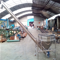 有轴螺旋输送机 螺杆送料机设备介绍 LJXY食品专用螺旋输送