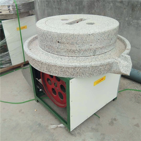 天然面粉石磨机 旅游景区辣椒油电动石磨机 手推石磨