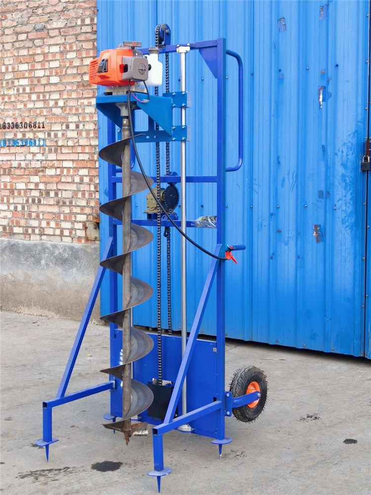 电杆打洞机柴油版钻岩石孔保证