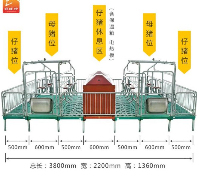 老母猪产床尺寸分解图图片