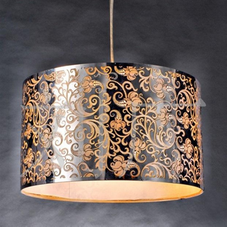 不锈钢镂空吊灯灯罩 蚀刻加工不锈钢灯罩 加工定制不锈钢灯罩