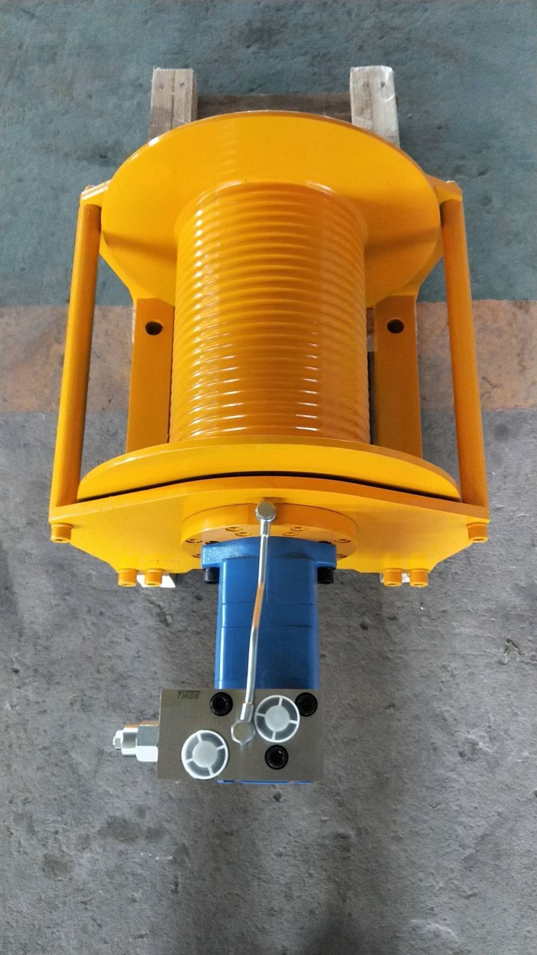 挖机用2吨液压绞盘 单绳提升液压卷扬机挖掘机