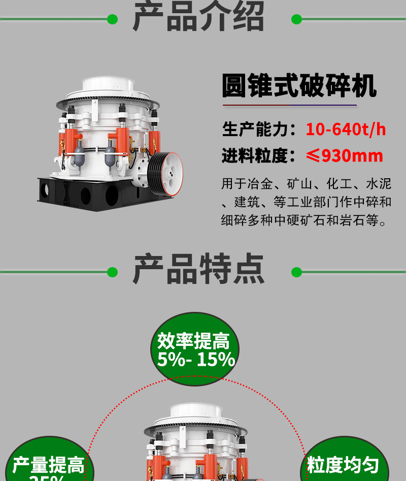 磊蒙圆锥破碎机参数图片