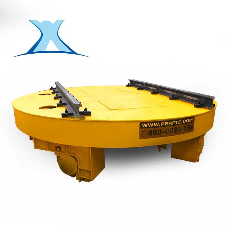 十字交叉用电动平车电动转盘旋转台轨道车换轨电动轨道转盘