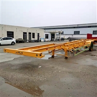 泉州集装箱运输半挂车 12.5米骨架拖挂车配置参数