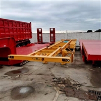 12.45米骨架半挂车 40英尺集装箱运输半挂车 厂家报价