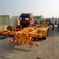 物流快递集装箱骨架车 运输罐体骨架半挂车 价格查看详情