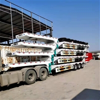 拉木材用全平板 13米半挂车 平板运输拖板车厂家直供