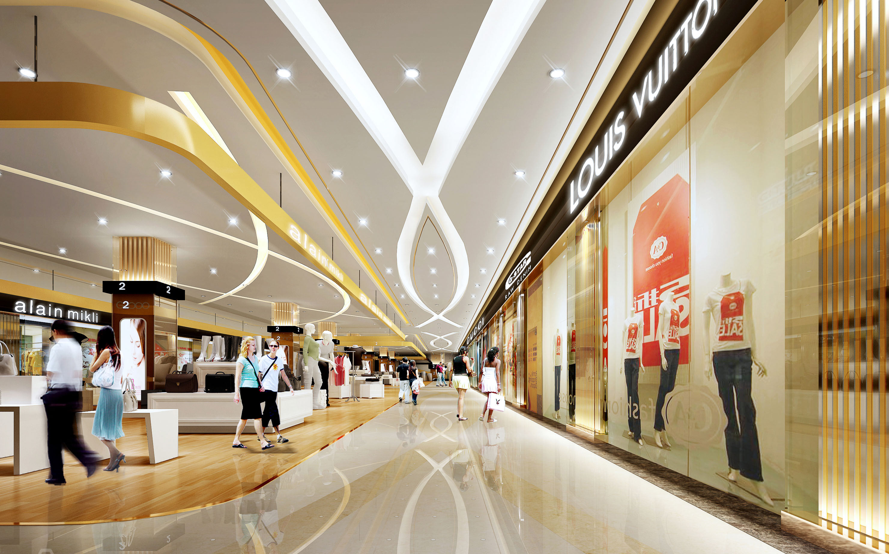 商业步行街设计商业街区设计