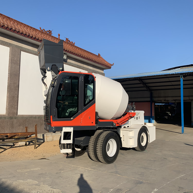 自上料2方搅拌车常德安乡小型移动搅拌站