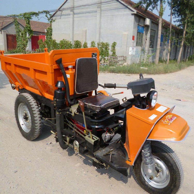 矿用运输防爆三轮车 柴油自卸式三轮车 可订制 工程三轮车
