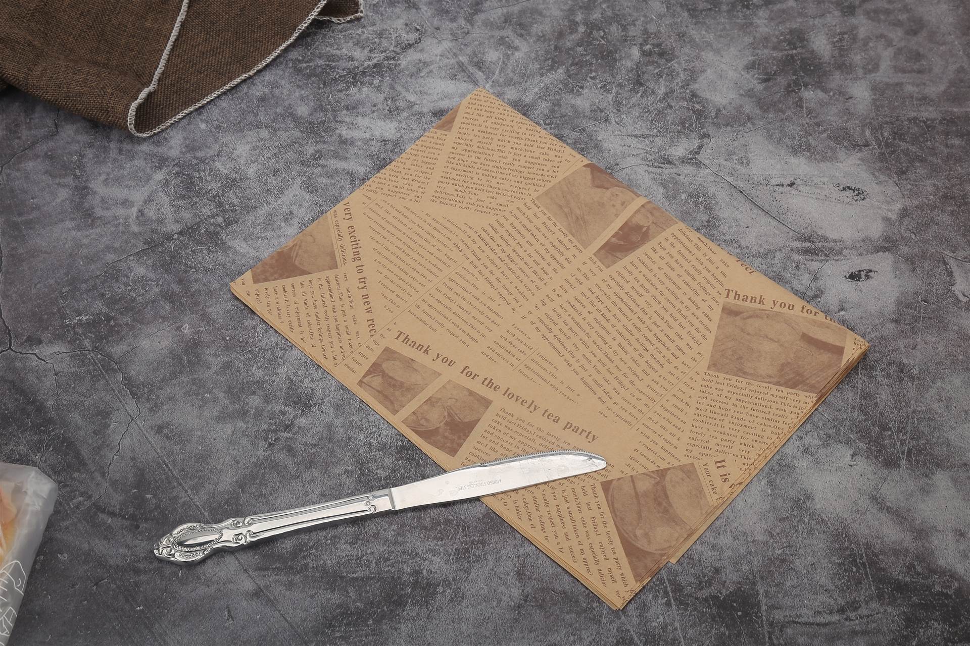 无锡洁神纸业食品级印刷餐盘垫纸