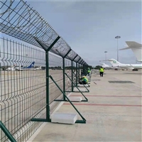 通用机场护栏网 艾瑞机场刀片护栏网 机场隔离栅