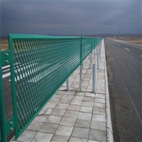 高速立交桥护栏网 焊接钢板护栏网 冲压板防眩网
