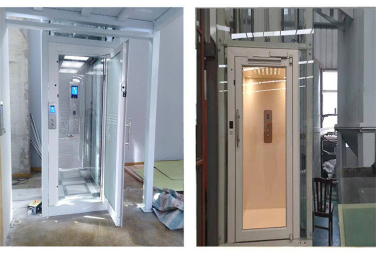 自动门电梯三层家用电梯价格荣凯厂家无地坑无机房电梯