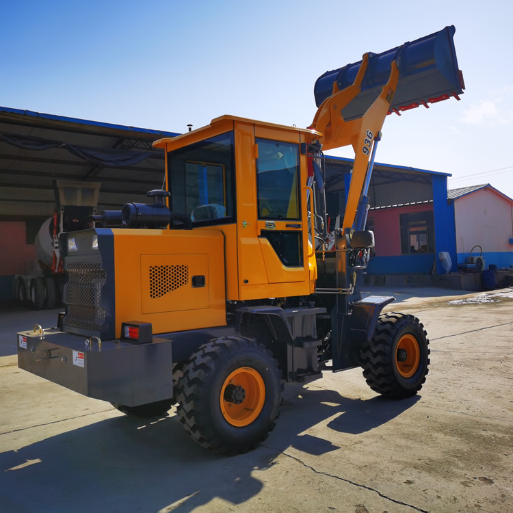 微型铲车价格鲁盛铲车明宇抓草机