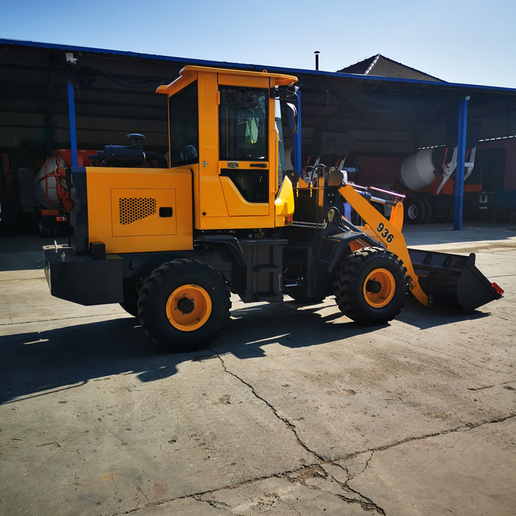 微型铲车价格鲁盛铲车明宇抓草机