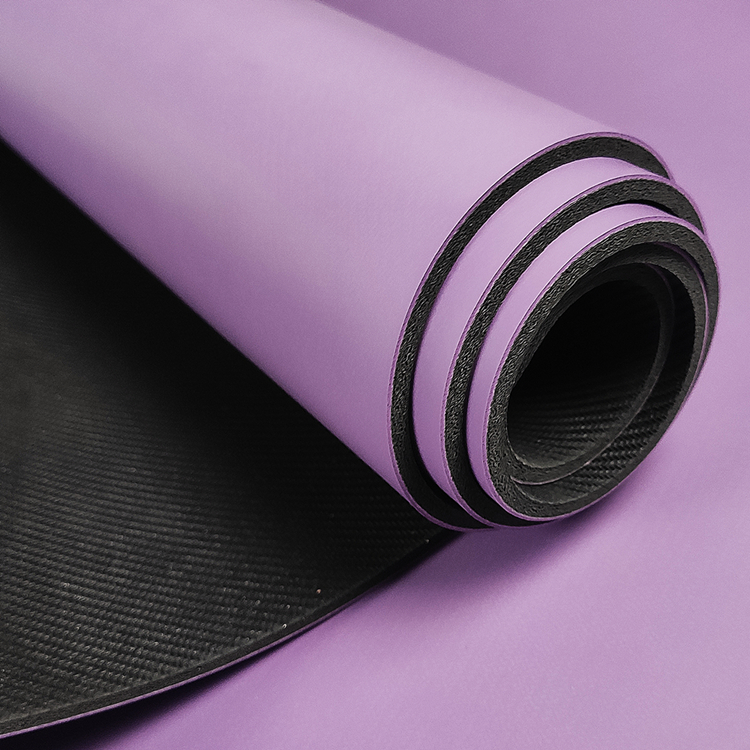 纯色pu天然橡胶瑜伽垫 5mm瑜伽垫定制厂家 体操瑜伽垫定制