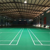 天津pvc地板价格 羽毛球场地板稳固防滑
