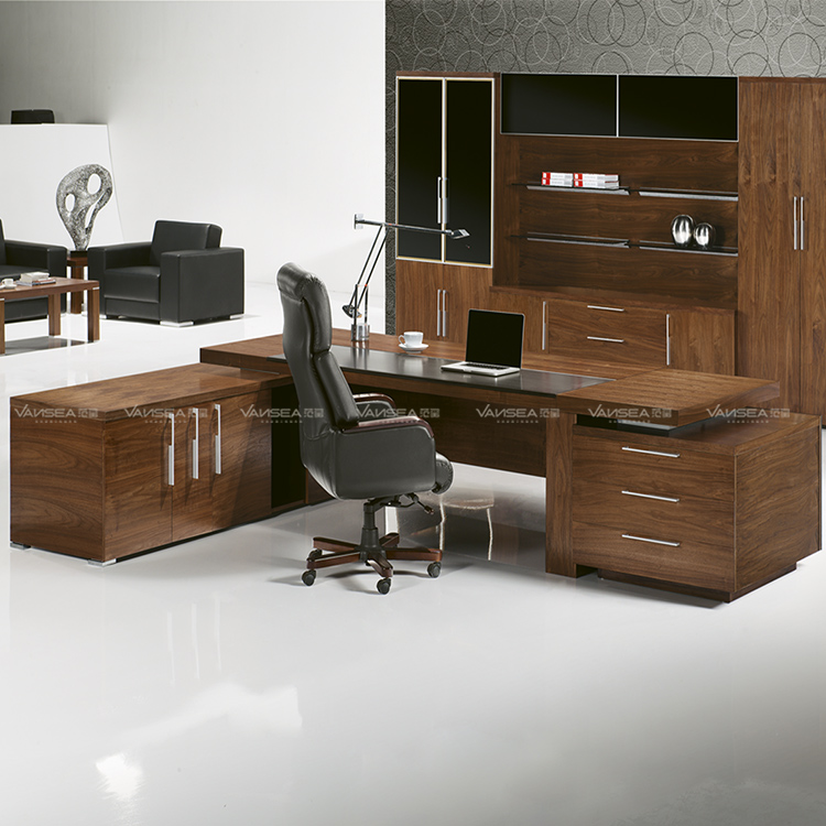 办公桌老板桌-办公空间整装定制-西安办公家具