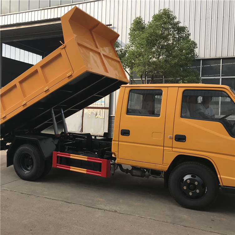 梅州新款江铃双排座翻斗车直销