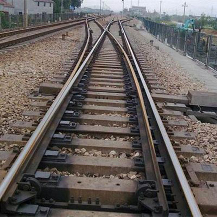 dk道岔双开道岔三开道岔耐用铁路道岔现货道岔