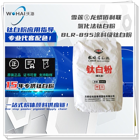 雪莲 龙蟒佰利联钛白粉氯化法BLR-895涂料级钛白粉 氯化法钛白粉