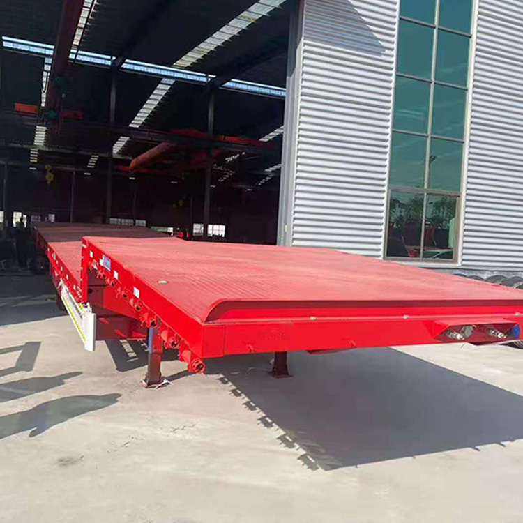 热销中挖掘机托盘半挂车二手挂车以旧换新