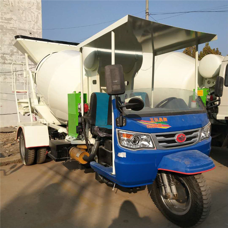 现货三轮3立方混凝土搅拌车新型五征多缸搅拌运输车厂家