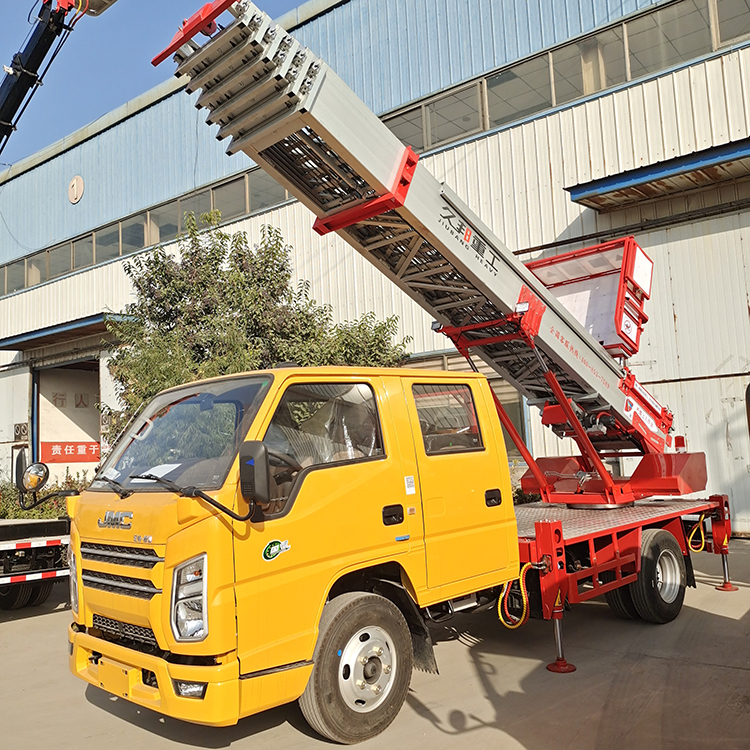 上料云梯车蓝牌消防云梯车丰百正价格实惠