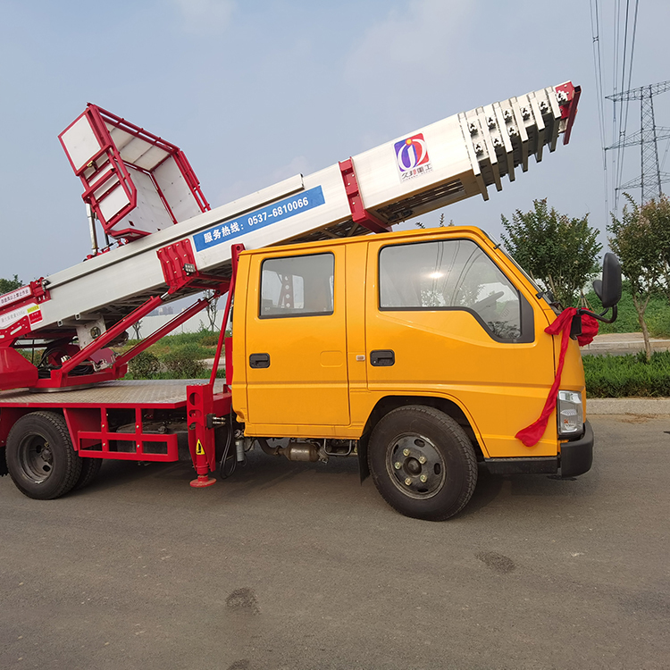 伸缩式云梯车伸缩臂式云梯车蓝牌云梯车价格便宜