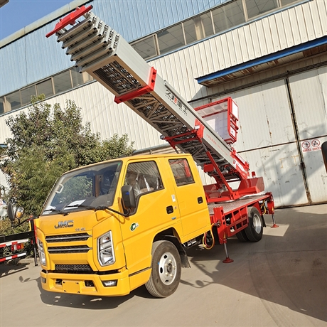 铝合金伸缩臂式云梯车45米大型云梯车丰百正价格便宜