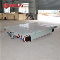 新乡过跨车厂家销售 KPDS-100T大吨位轨道电动平板车