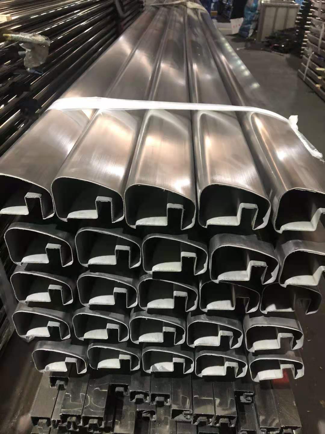 201不锈钢异型管管厂804010048椭圆可折弯可切割