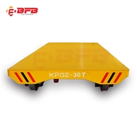 厂家供车间转运轨道电动平车 KPDZ-46T低压轨道供电型电动平板车